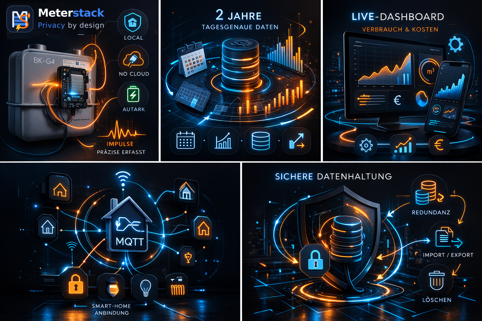 Die Hauptfunktionen des ESP32 Gaszählers